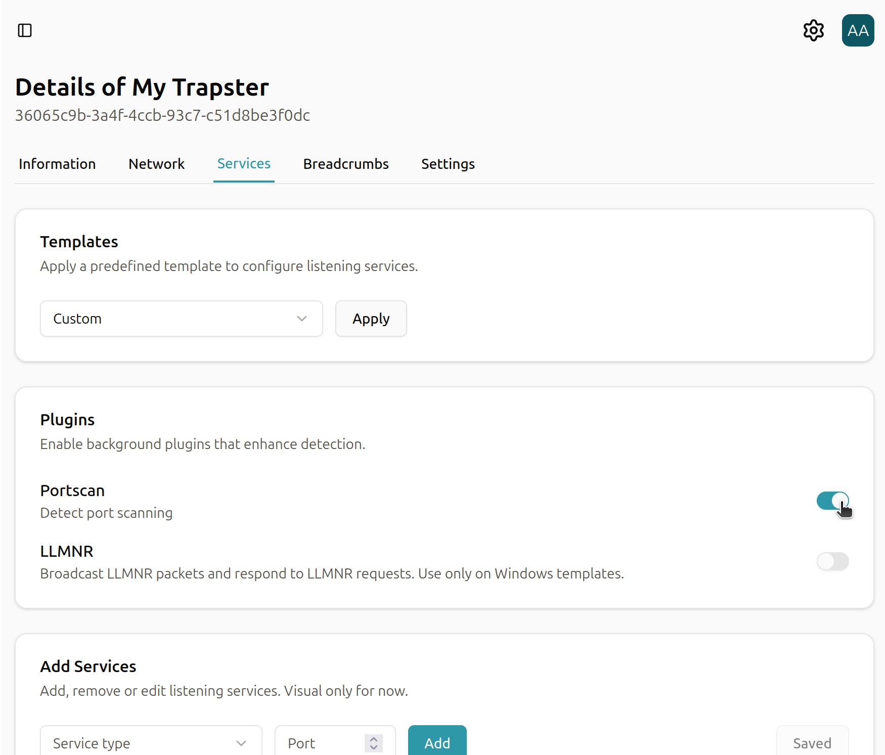 Plugin Dashboard